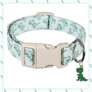 Dragon Dog Collar - Soft and Comfortable Adjustable Cute Dog Collar - Adjustable Comfort Fabric Dog Collar - Suitable for Small, Medium, and Large Dogs - Pet Accessory for Daily Wear by Male and Female Pets - Image 2