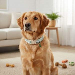 Dragon Dog Collar - Soft and Comfortable Adjustable Cute Dog Collar - Adjustable Comfort Fabric Dog Collar - Suitable for Small, Medium, and Large Dogs - Pet Accessory for Daily Wear by Male and Female Pets - Image 6