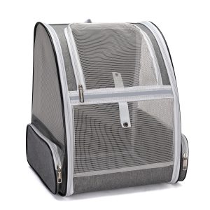 Foldable Ventilated Cat & Dog Carrier Backpack with Ventilation System & Harness System Suitable for Travel, Hiking, Car Rides - Carrier Suitable for Pets, Outdoor Carrier for Airplane, Train, Vehicle Use - Image 6