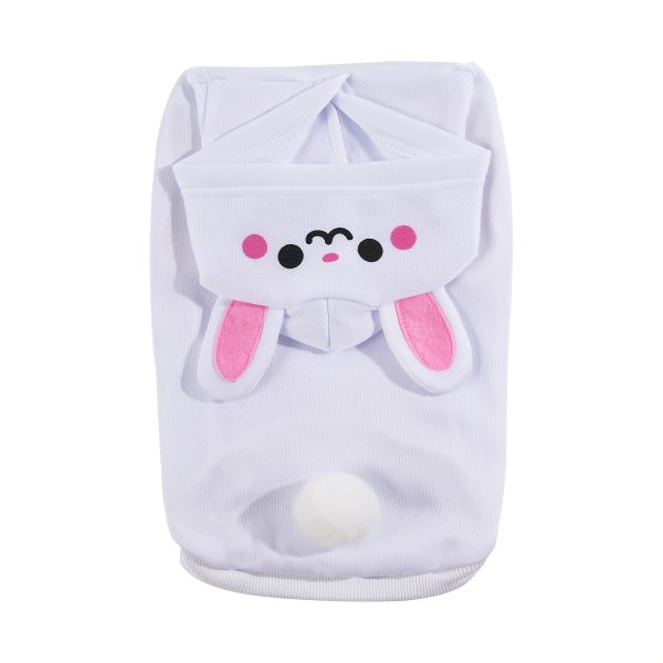 1pc Cute Cartoon 3D Animal Pet Hoodie | Warm Polyester Knit Fabric, Suitable for Medium And Small Dogs, Newborn Puppies, for All Seasons