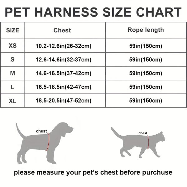 Cat Harness and Leash Set, Soft and Breathable Vest with Reflective Strips, Escape-Proof Kitten Harness, Suitable for Cat Walking and Travel