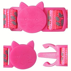 2pcs Reflective Cat Collars With Bells, Solid Safety Nylon Collars, Adjustable Detachable Kitten Accessories - For Cats & Kittens - Enhance Visibility & Safety at Night - Perfect Gift for Cat Lovers - Image 10