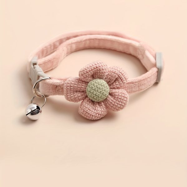 Random 1pc Pet Bell Collar Cute Dog Cat Universal Puppy Teddy Dog Collar