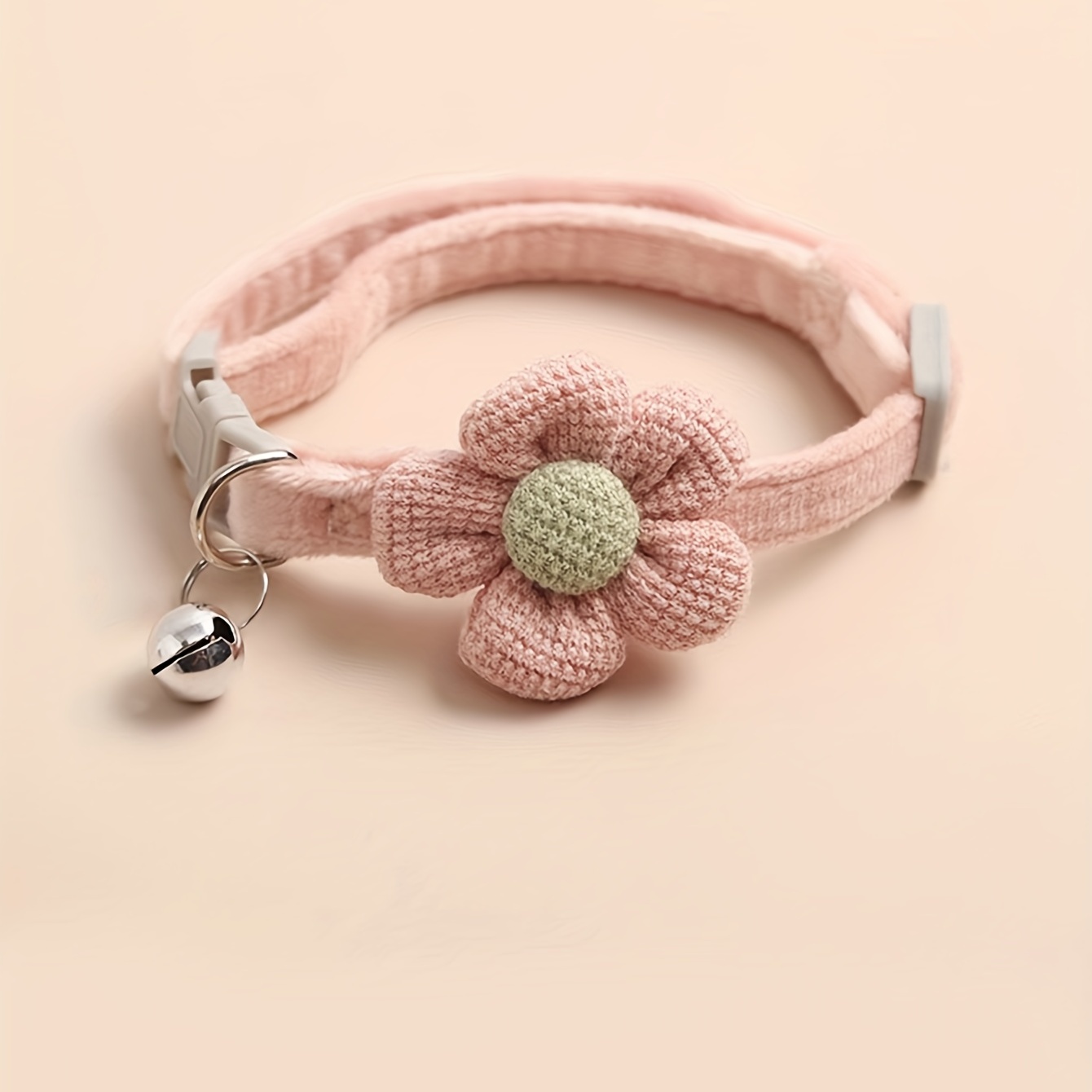 Random 1pc Pet Bell Collar Cute Dog Cat Universal Puppy Teddy Dog Collar - Image 2