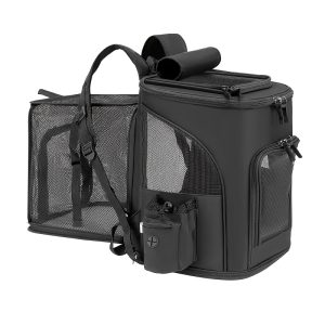 Pet Carrier, Cat Carrier, Handheld Pet Bag, Pet Carrier Backpack - Portable Cat Carrier with Soft Sides for Medium Cats and Small Dogs up to 15 Lbs, Pet Carrier Bag, Airline-Approved Travel Dog Carrier - Image 7