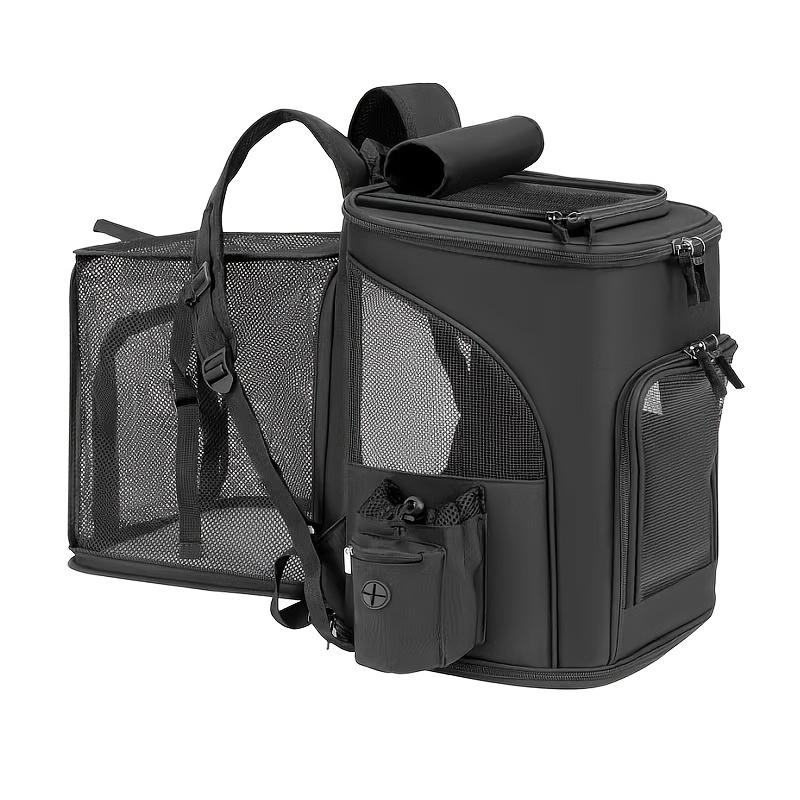 Pet Carrier, Cat Carrier, Handheld Pet Bag, Pet Carrier Backpack - Portable Cat Carrier with Soft Sides for Medium Cats and Small Dogs up to 15 Lbs, Pet Carrier Bag, Airline-Approved Travel Dog Carrier - Image 7