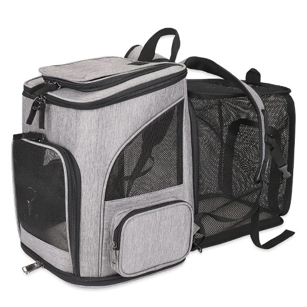 Pet Carrier, Cat Carrier, Handheld Pet Bag, Pet Carrier Backpack - Portable Cat Carrier with Soft Sides for Medium Cats and Small Dogs up to 15 Lbs, Pet Carrier Bag, Airline-Approved Travel Dog Carrier