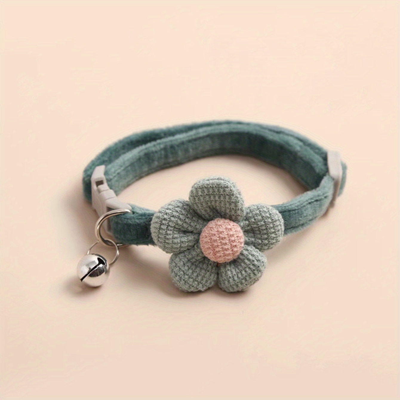 Random 1pc Pet Bell Collar Cute Dog Cat Universal Puppy Teddy Dog Collar - Image 4