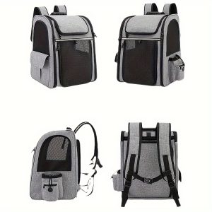 Cat Carrier Backpacks, Expandable Cat Backpack with Breathable Mesh, Pet Carrier Backpack for Cats  Dogs Puppies, Dog Carrier Backpack Great for Travel Hiking Camping Outdoor - Image 8