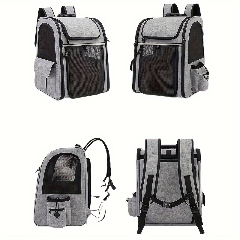 Cat Carrier Backpacks, Expandable Cat Backpack with Breathable Mesh, Pet Carrier Backpack for Cats  Dogs Puppies, Dog Carrier Backpack Great for Travel Hiking Camping Outdoor - Image 8