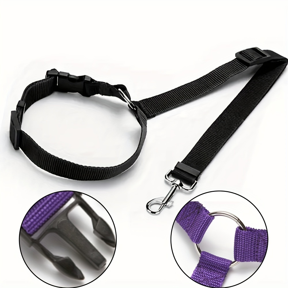 1pc Dog Belt Vest-Adjustable Car Safety Belly Band, Equipped With Solid Metal, Comfortable Padded Design And Ergonomic Support, Convenient Installation Automatic Haul Rope, Dedicated Pet Travel - Image 4