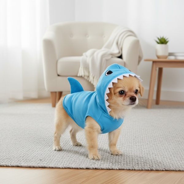 1pc Cute Cartoon 3D Animal Pet Hoodie | Warm Polyester Knit Fabric, Suitable for Medium And Small Dogs, Newborn Puppies, for All Seasons
