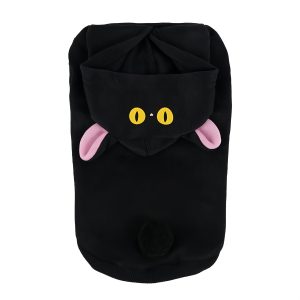 1pc Cute Cartoon 3D Animal Pet Hoodie | Warm Polyester Knit Fabric, Suitable for Medium And Small Dogs, Newborn Puppies, for All Seasons - Image 3