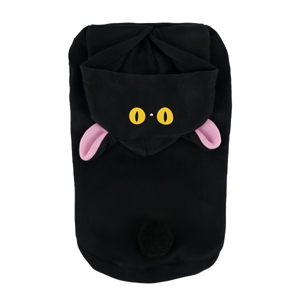 1pc Cute Cartoon 3D Animal Pet Hoodie | Warm Polyester Knit Fabric, Suitable for Medium And Small Dogs, Newborn Puppies, for All Seasons