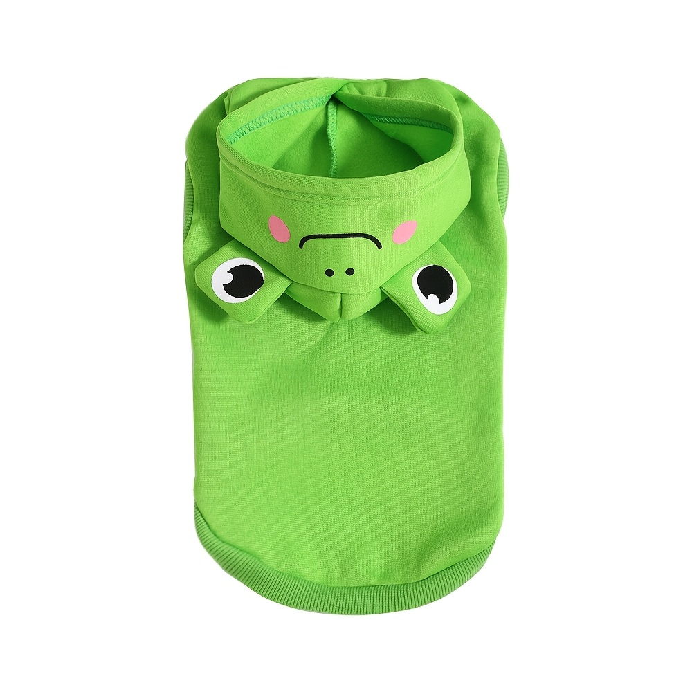 1pc Cute Cartoon 3D Animal Pet Hoodie | Warm Polyester Knit Fabric, Suitable for Medium And Small Dogs, Newborn Puppies, for All Seasons - Image 10
