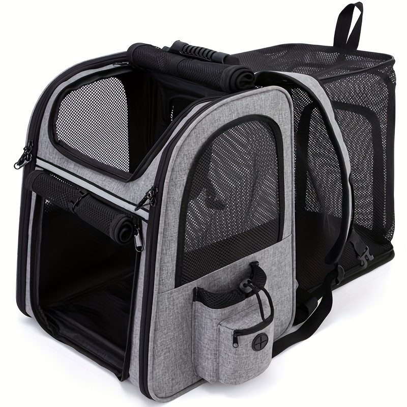 Cat Carrier Backpacks, Expandable Cat Backpack with Breathable Mesh, Pet Carrier Backpack for Cats  Dogs Puppies, Dog Carrier Backpack Great for Travel Hiking Camping Outdoor - Image 7