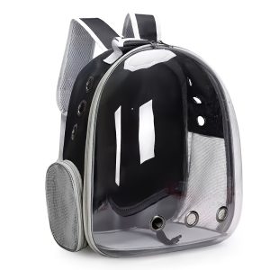 Fully Transparent Pet Bag, Backpack, Hard-Shell Carrier for Cats, Portable for Dogs And Cats, Space Capsule Cat Bag, Large Capacity for Two Cats with Zipper Closure - Image 6