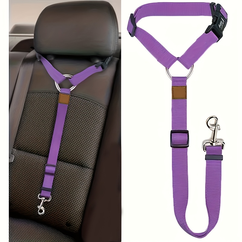 1pc Dog Belt Vest-Adjustable Car Safety Belly Band, Equipped With Solid Metal, Comfortable Padded Design And Ergonomic Support, Convenient Installation Automatic Haul Rope, Dedicated Pet Travel - Image 5