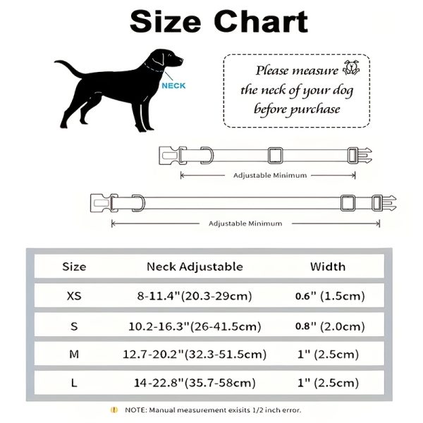 Dragon Dog Collar - Soft and Comfortable Adjustable Cute Dog Collar - Adjustable Comfort Fabric Dog Collar - Suitable for Small, Medium, and Large Dogs - Pet Accessory for Daily Wear by Male and Female Pets