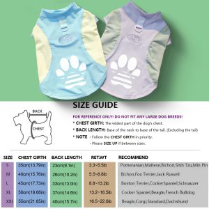 A Breathable Mesh Material Dog Sun Protection Suit That Can Block UV Rays in Summer, with Logo Design and Color-blocking, Suitable for Small and Medium Dogs Such as Chihuahuas, Poodles, and Bichons, and Can Be Used for Leashing Cats and Dogs - Image 7