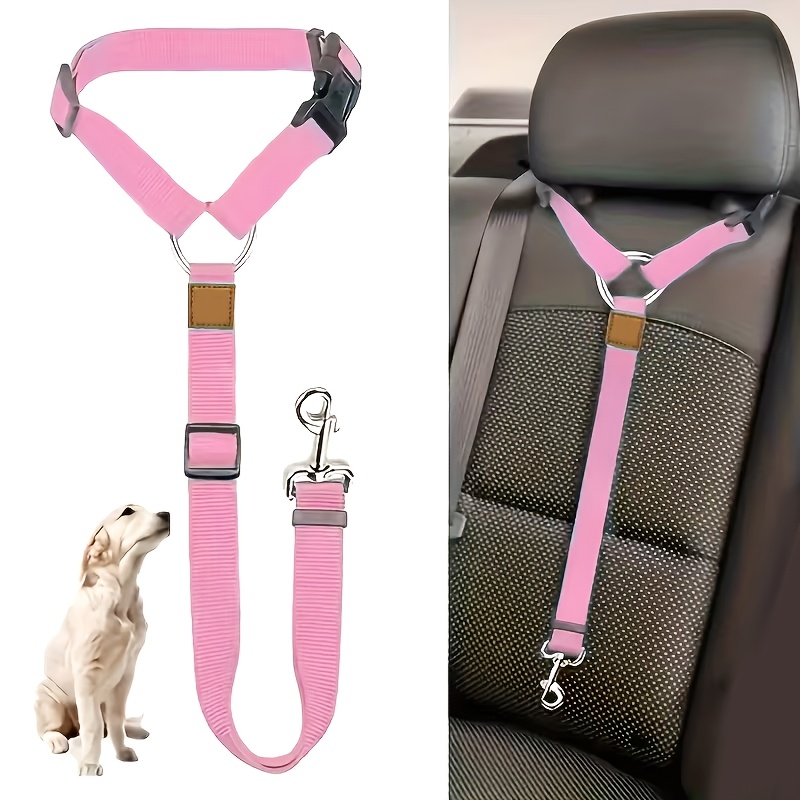 1pc Dog Belt Vest-Adjustable Car Safety Belly Band, Equipped With Solid Metal, Comfortable Padded Design And Ergonomic Support, Convenient Installation Automatic Haul Rope, Dedicated Pet Travel - Image 7