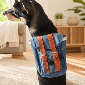Lovely Dog Backpack Strap for Small And Medium-Sized Dogs, Adjustable Pet Saddle Bag with Pocket, Portable Outdoor Travel Backpack for French Bulldog Corgi - Image 6