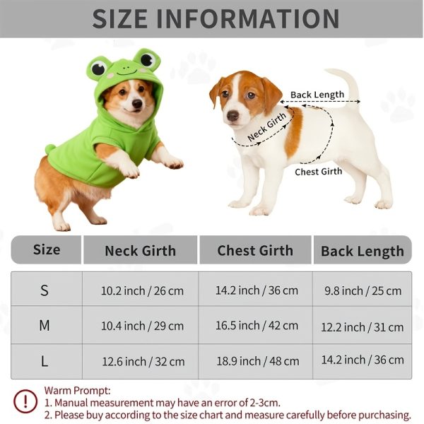1pc Cute Cartoon 3D Animal Pet Hoodie | Warm Polyester Knit Fabric, Suitable for Medium And Small Dogs, Newborn Puppies, for All Seasons