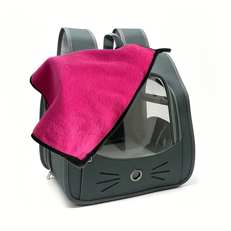 Pet Backpack with Padded Set, Breathable Cat and Dog Travel Bag Combo, Portable Pet Carrier Bag with Mesh Window, Ideal for Outdoor, Hiking, and Daily Walks - Image 1