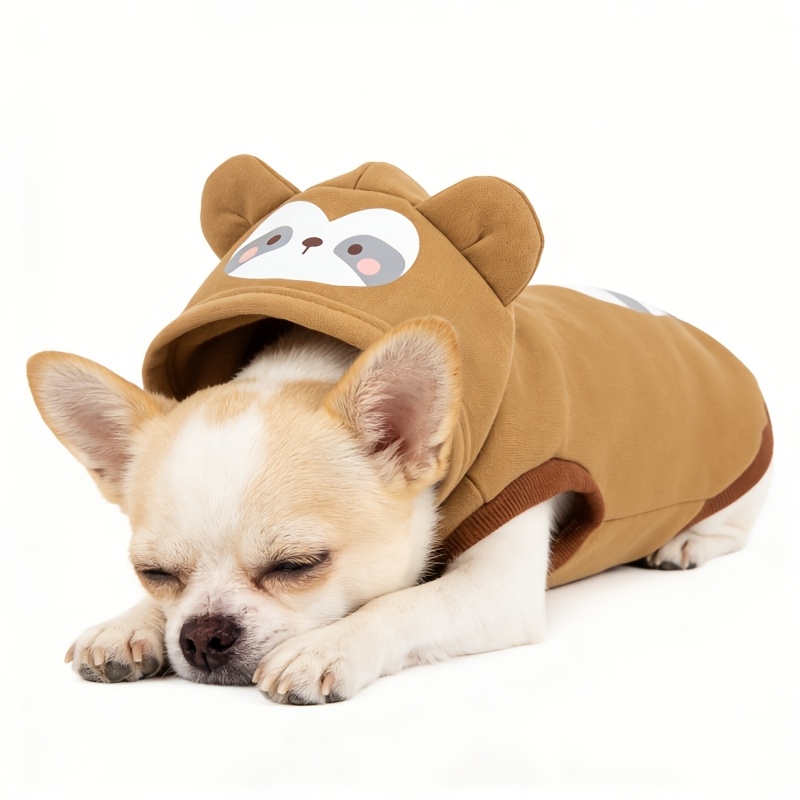 1pc Cute Cartoon 3D Animal Pet Hoodie | Warm Polyester Knit Fabric, Suitable for Medium And Small Dogs, Newborn Puppies, for All Seasons - Image 20