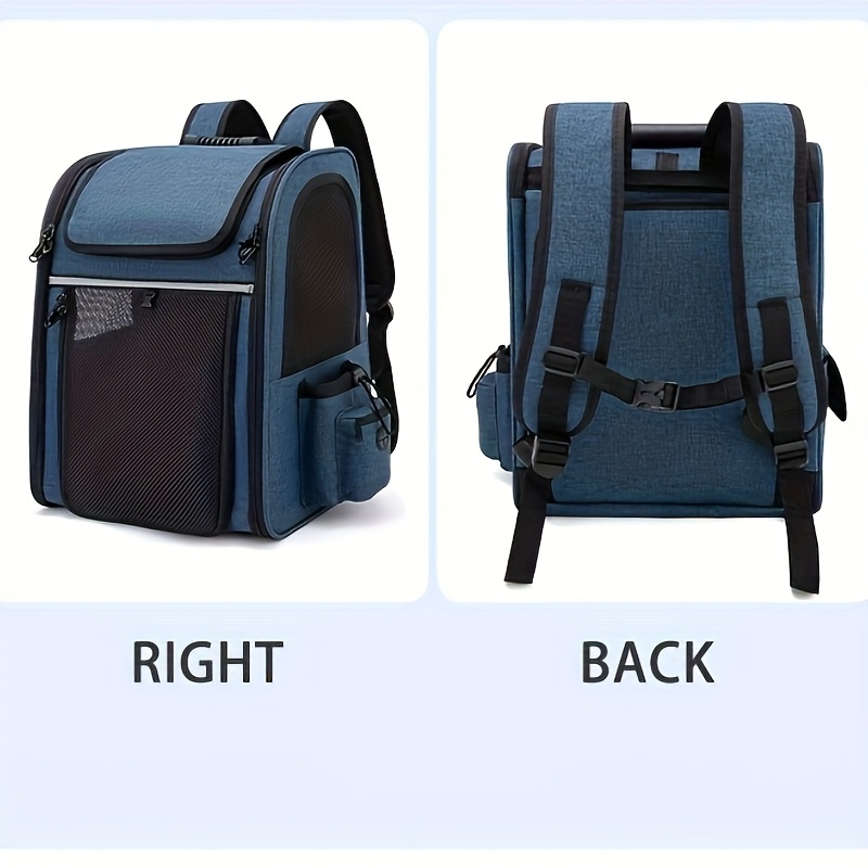 Cat Carrier Backpacks, Expandable Cat Backpack with Breathable Mesh, Pet Carrier Backpack for Cats  Dogs Puppies, Dog Carrier Backpack Great for Travel Hiking Camping Outdoor - Image 3